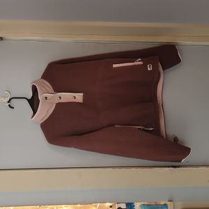 North face quarter button heavy fleece